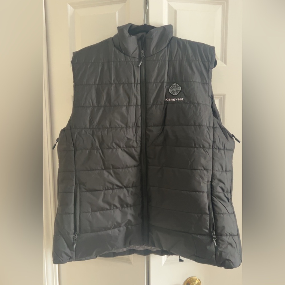 Klangvest Heated Black Puffer Vest XXL